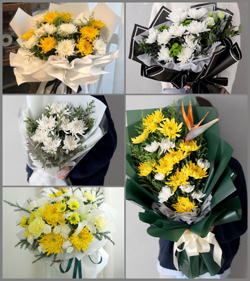 辽宁辽阳宏伟区曙光镇白事花束代送